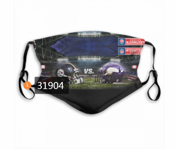 NFL Pittsburgh Steelers 482020 Dust mask with filter